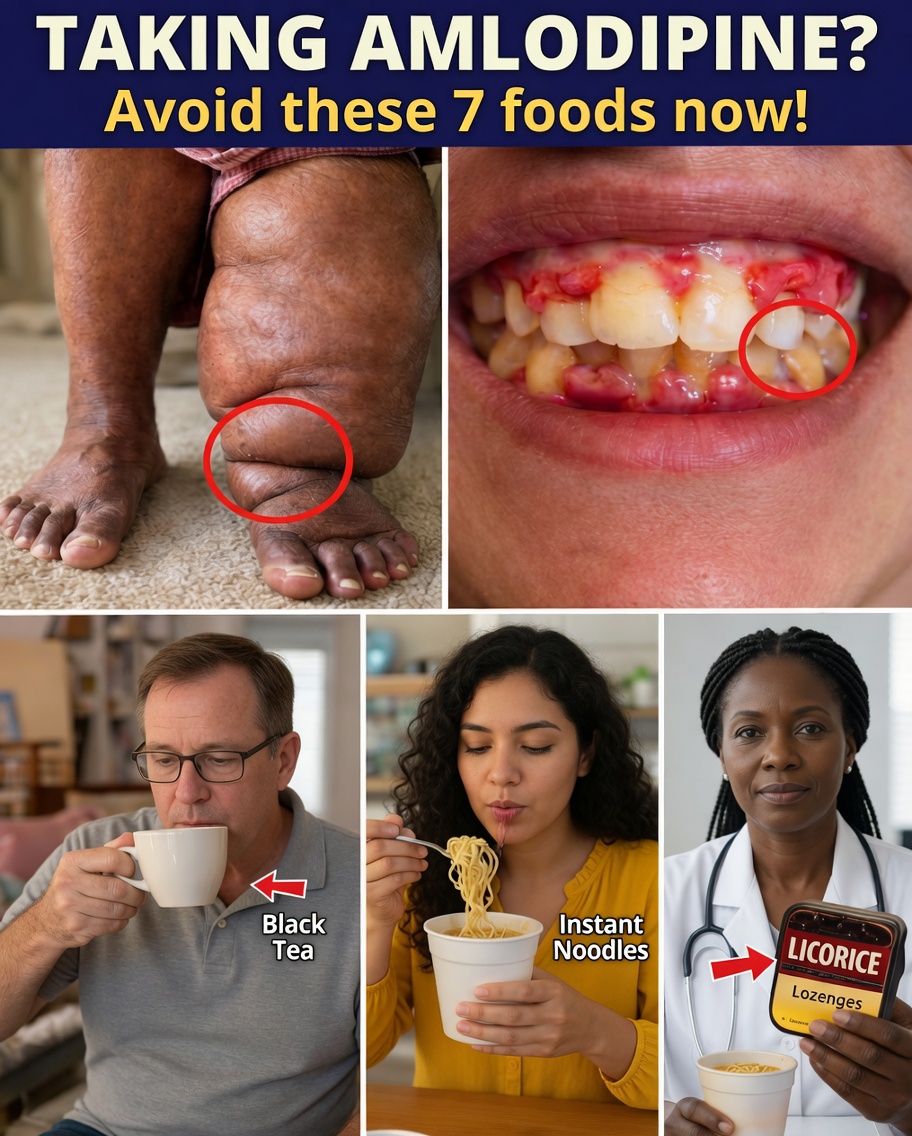 7 Foods That Can Silently Worsen Amlodipine Side Effects — and Simple Swaps to Feel Better Faster