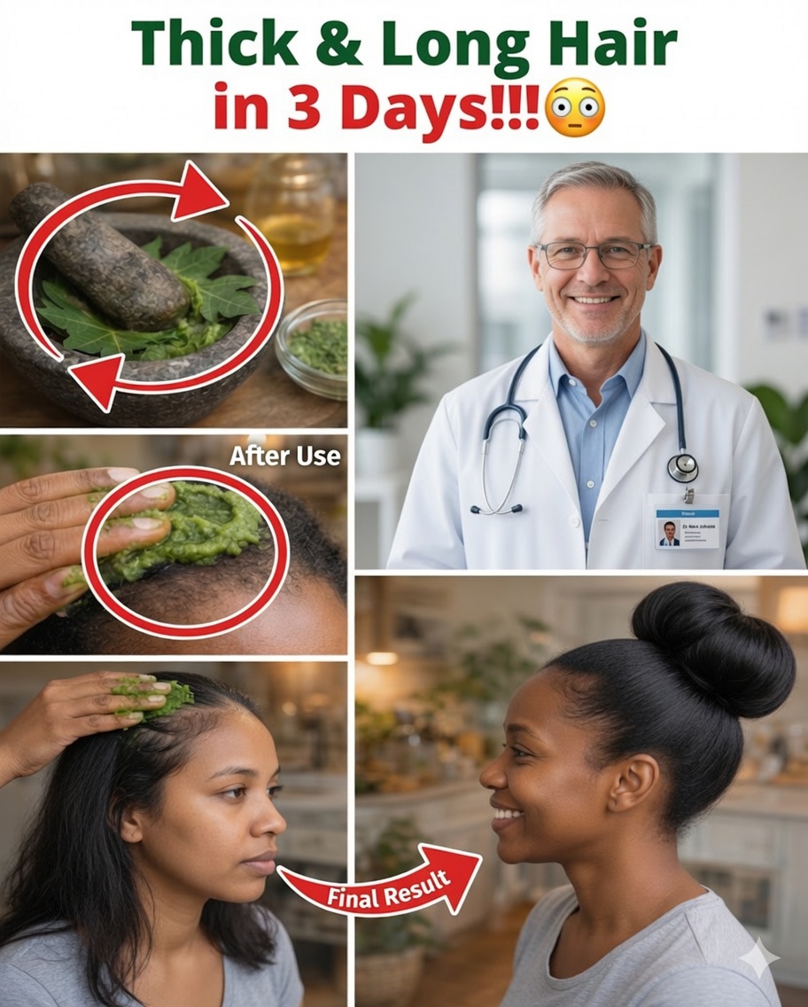 Papaya Leaf Hair Mask: The Natural Secret for Stronger, Shinier Hair